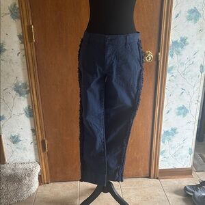 Tory Burch Dark Blue Ankle Jeans